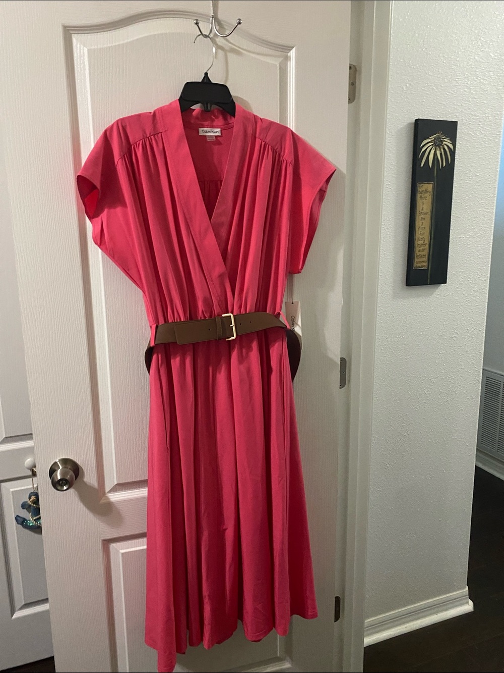 Calvin Klein Pink Midi Dress